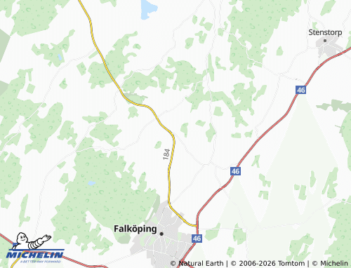 Carte MICHELIN Gudhem - ViaMichelin