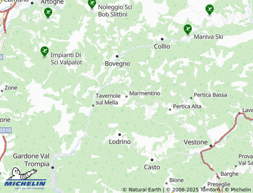 MICHELIN Marmentino map - ViaMichelin