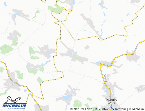 MICHELIN Lukashivka map - ViaMichelin