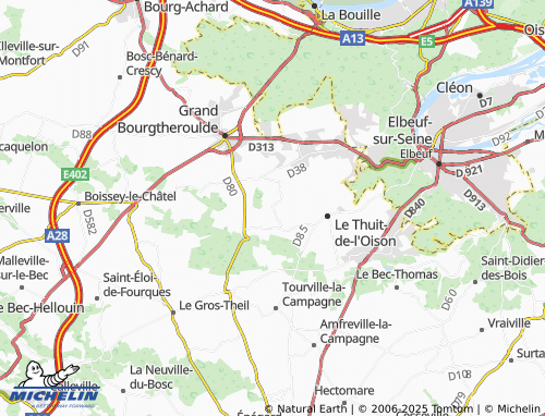 MICHELIN Le Perrey map - ViaMichelin
