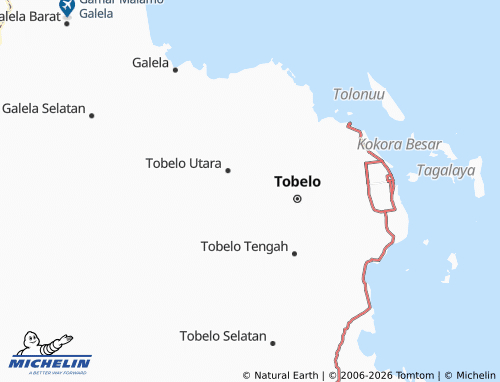 MICHELIN Popilo map - ViaMichelin
