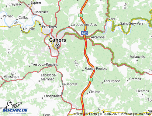 MICHELIN Saint-Cirice map - ViaMichelin