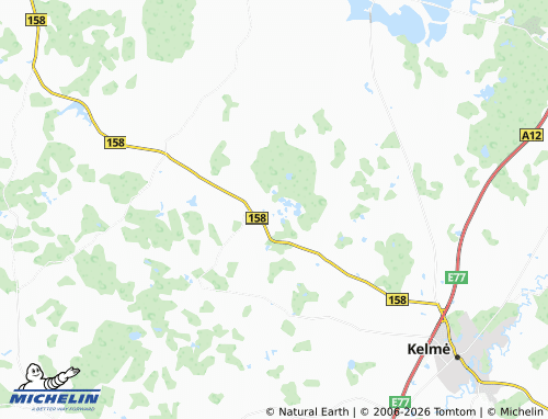 MICHELIN Pakėvis map - ViaMichelin