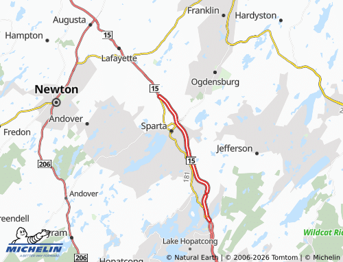 Mappa MICHELIN Sparta - ViaMichelin