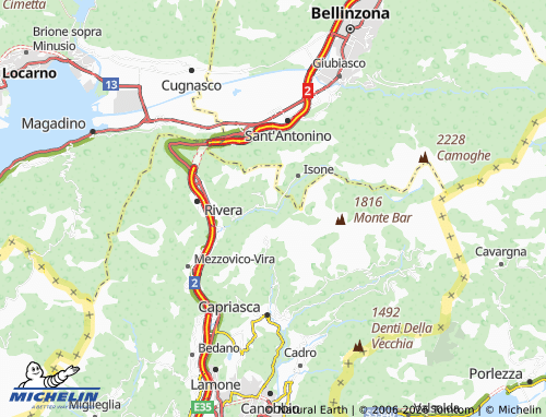 Mapa MICHELIN Medeglia - ViaMichelin