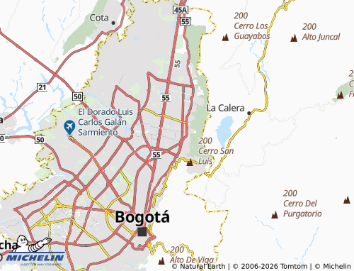 Carte MICHELIN Santa Bárbara Central - ViaMichelin