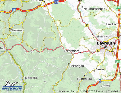 MICHELIN Eschen map - ViaMichelin