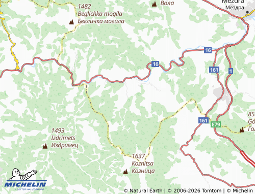 MICHELIN Oselna map - ViaMichelin