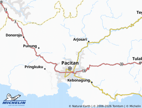 MICHELIN-Landkarte Ponggok - ViaMichelin