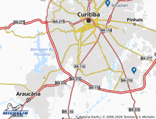 Carte MICHELIN Capão Raso - ViaMichelin