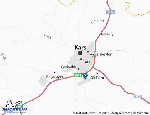 MICHELIN Fevziçakmak map - ViaMichelin