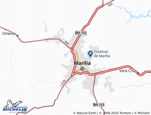 MICHELIN Jardim Ohara map - ViaMichelin