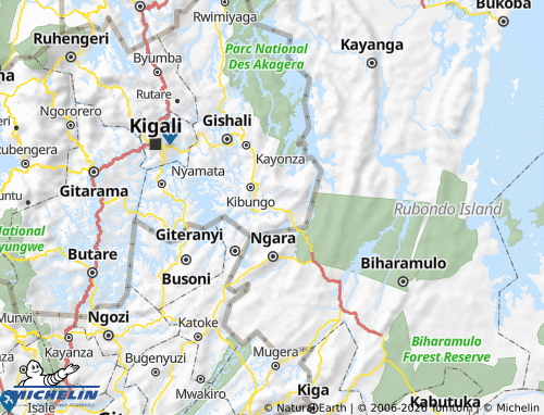 MICHELIN Kirehe map - ViaMichelin
