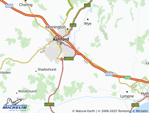 MICHELIN Sevington map - ViaMichelin
