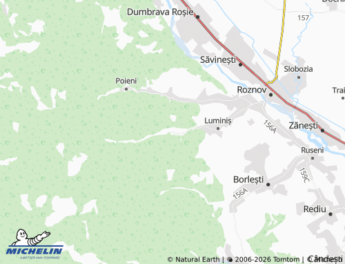 MICHELIN Negulești map - ViaMichelin