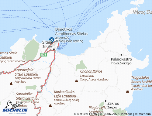Carte MICHELIN Agia Fotia - ViaMichelin