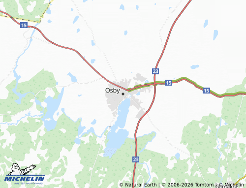 MICHELIN-Landkarte Osby - ViaMichelin