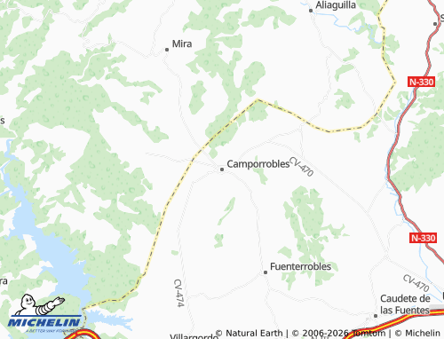 Mappa MICHELIN Camporrobles - ViaMichelin