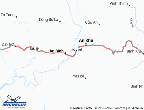Mappa MICHELIN An Khê - ViaMichelin
