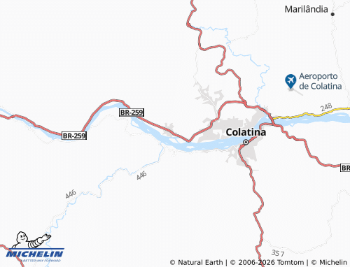 MICHELIN-Landkarte Columbia - ViaMichelin