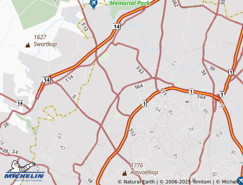 MICHELIN Noordhang Extension 63 map - ViaMichelin