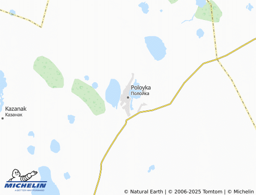 MICHELIN Poloyka map - ViaMichelin