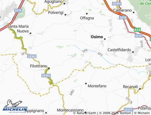 Mappa MICHELIN Montoro - ViaMichelin