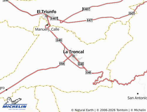 MICHELIN La Troncal map - ViaMichelin