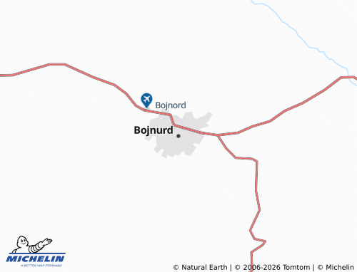 Mappa MICHELIN Bojnurd - ViaMichelin