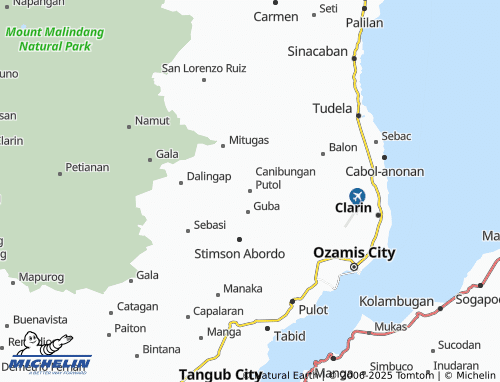 MICHELIN Canibungan Putol map - ViaMichelin