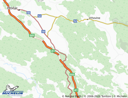 Mapa MICHELIN Ćuši - ViaMichelin
