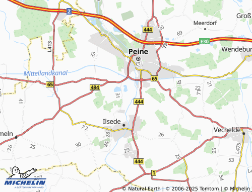 MICHELIN Handorf map - ViaMichelin