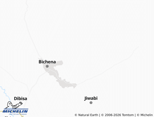 Kaart MICHELIN Bala Medeb Shet' - ViaMichelin