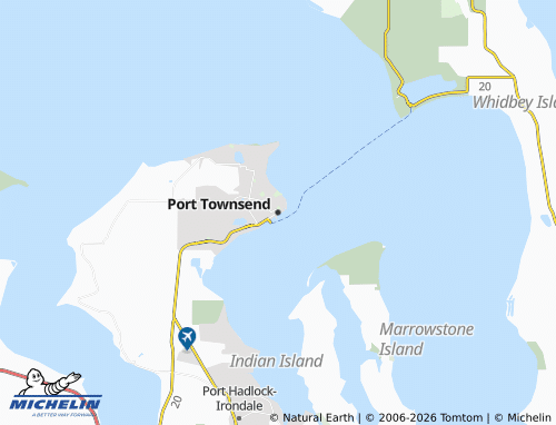 Carte MICHELIN Port Townsend - ViaMichelin