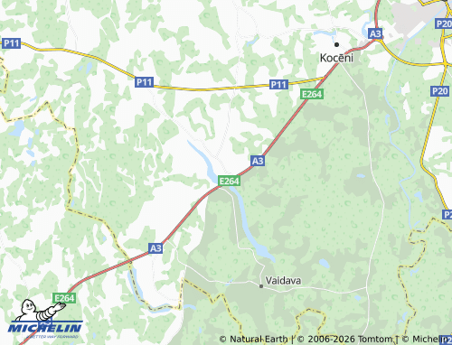 Mapa MICHELIN Rubene - ViaMichelin