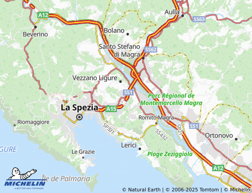MICHELIN Stazione-Fornola map - ViaMichelin