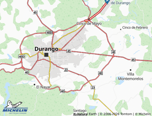 Mapa MICHELIN Alianza Por Durango - ViaMichelin
