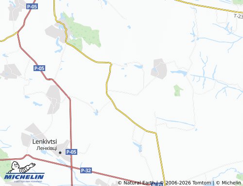 MICHELIN Kosa Rishnivka map - ViaMichelin