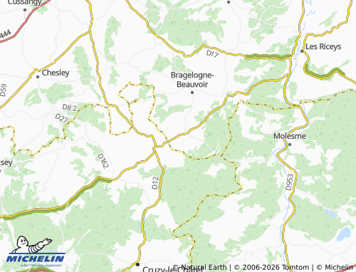 Mappa MICHELIN Channes - ViaMichelin