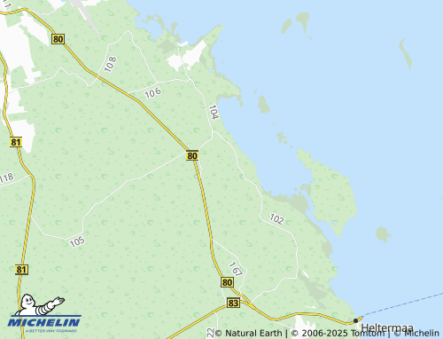 Mapa MICHELIN Värssu - ViaMichelin