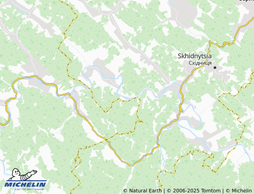 MICHELIN Korytyshche map - ViaMichelin