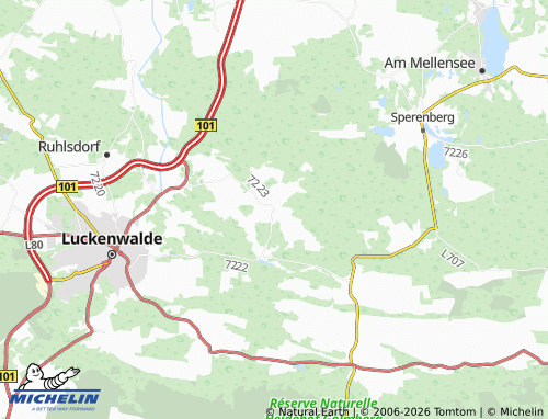MICHELIN Schöneweide map - ViaMichelin