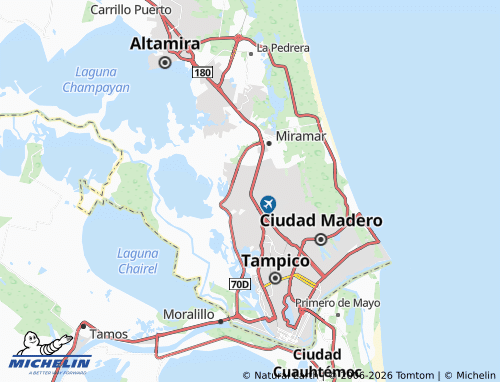 Mapa MICHELIN Las Américas - ViaMichelin