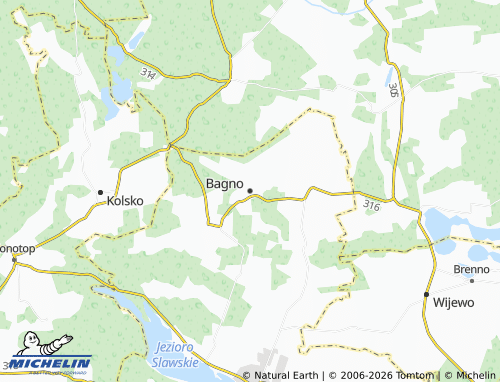MICHELIN-Landkarte Bagno - ViaMichelin