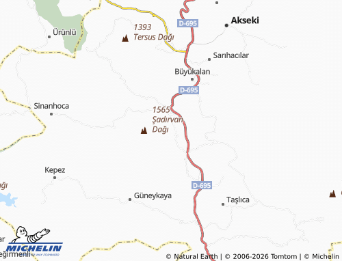 Mappa MICHELIN Geriş - ViaMichelin