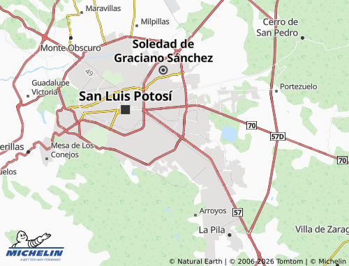 Mappa MICHELIN Colonial El Quijote - ViaMichelin