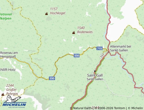 MICHELIN Unterlaussa map - ViaMichelin