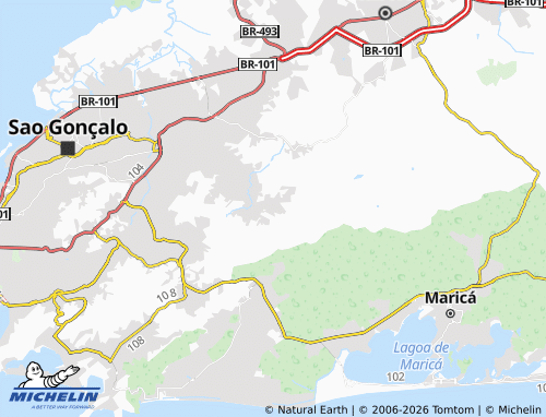 Mapa MICHELIN Santa Isabel - ViaMichelin