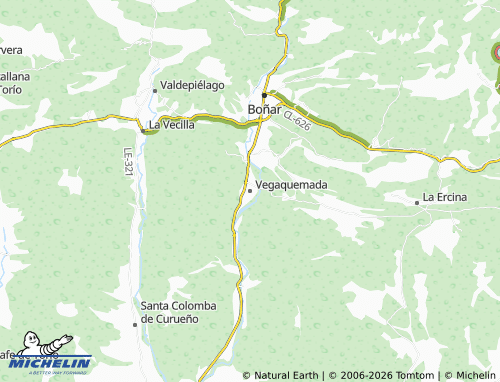 MICHELIN Vegaquemada map - ViaMichelin