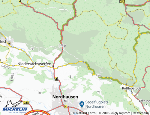 MICHELIN Osterode map - ViaMichelin